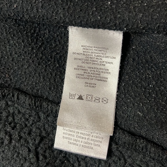 Columbia Plush Sherpa Full Zip Black Medium Jacket, VGUC - Picture 5 of 7